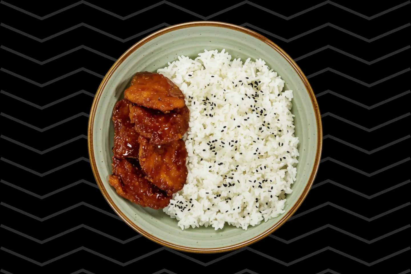 Korean Chicken With Rice