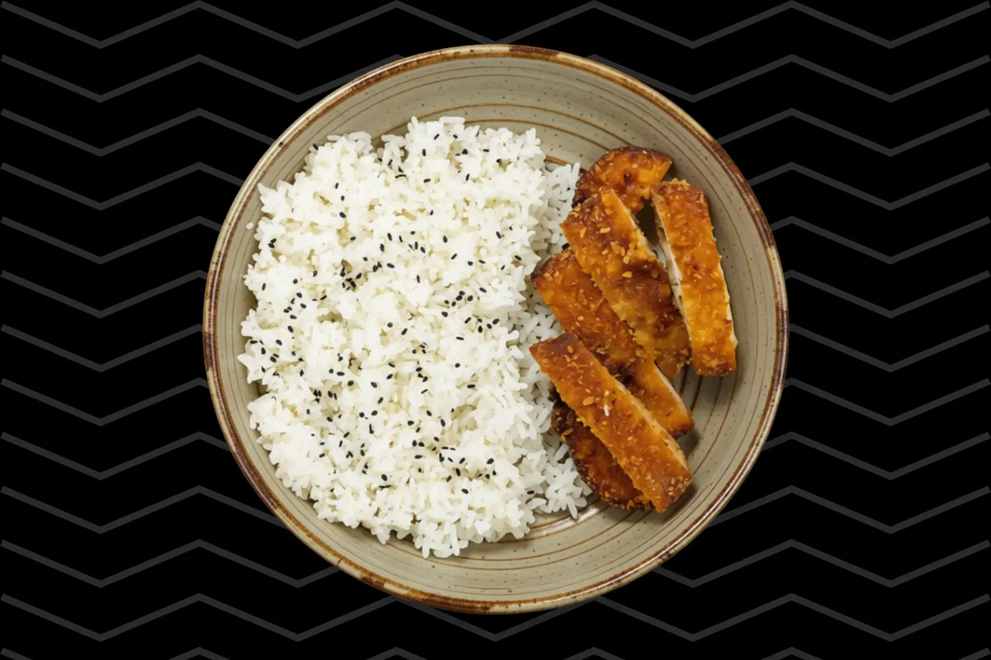 Fried Chicken Breast With Rice