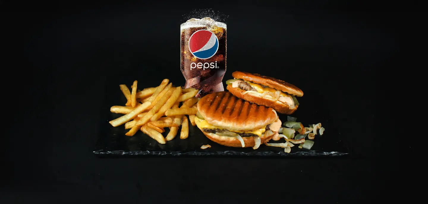 Double Flat Burger Meal