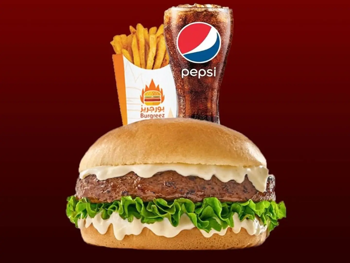 Truffle Beef Burger Meal