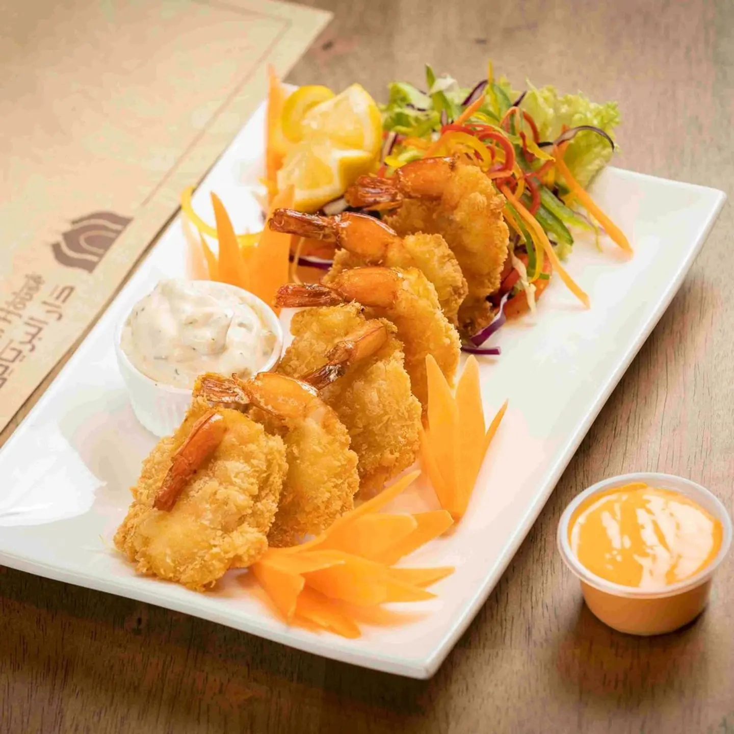 Panko Crusted Golden Shrimp