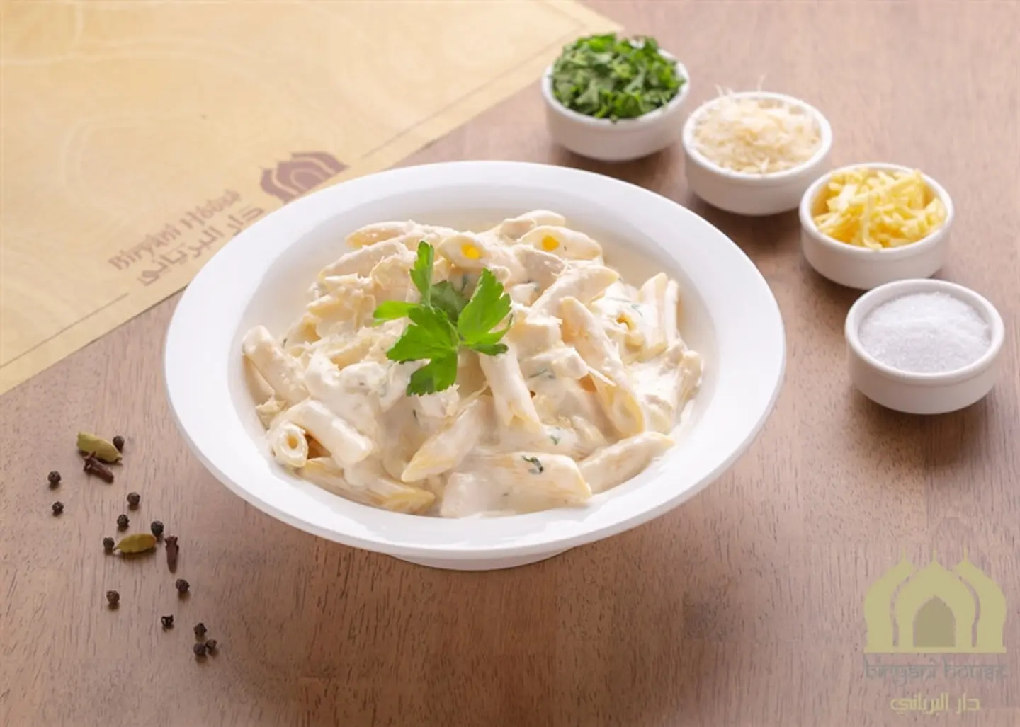Veg Penne Pasta White Sauce