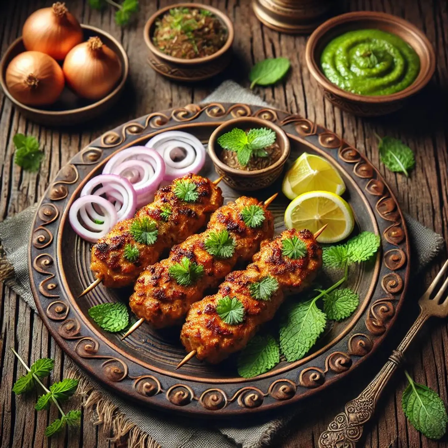 Chicken Reshmi Kabab