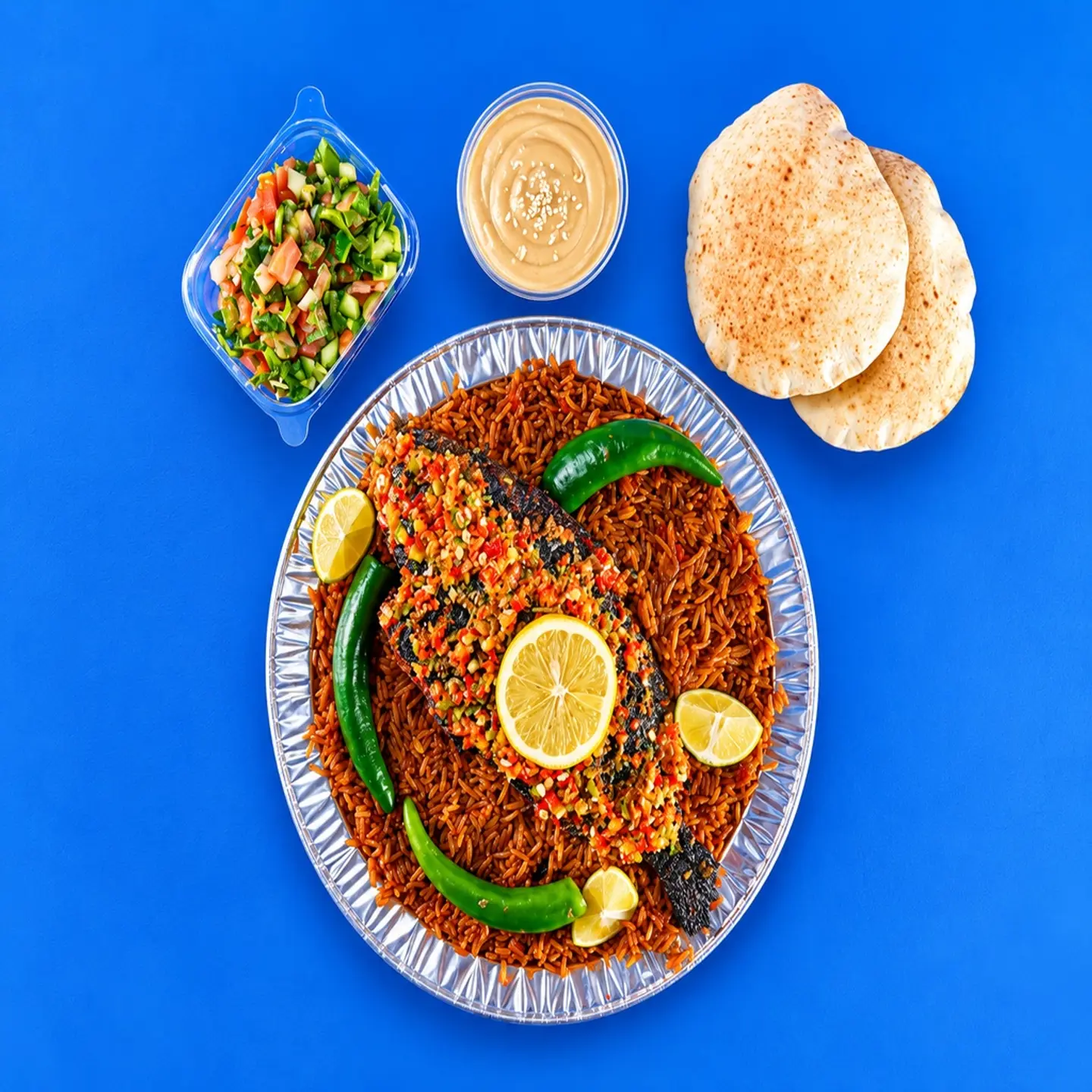 وجبة بلطي مشوي