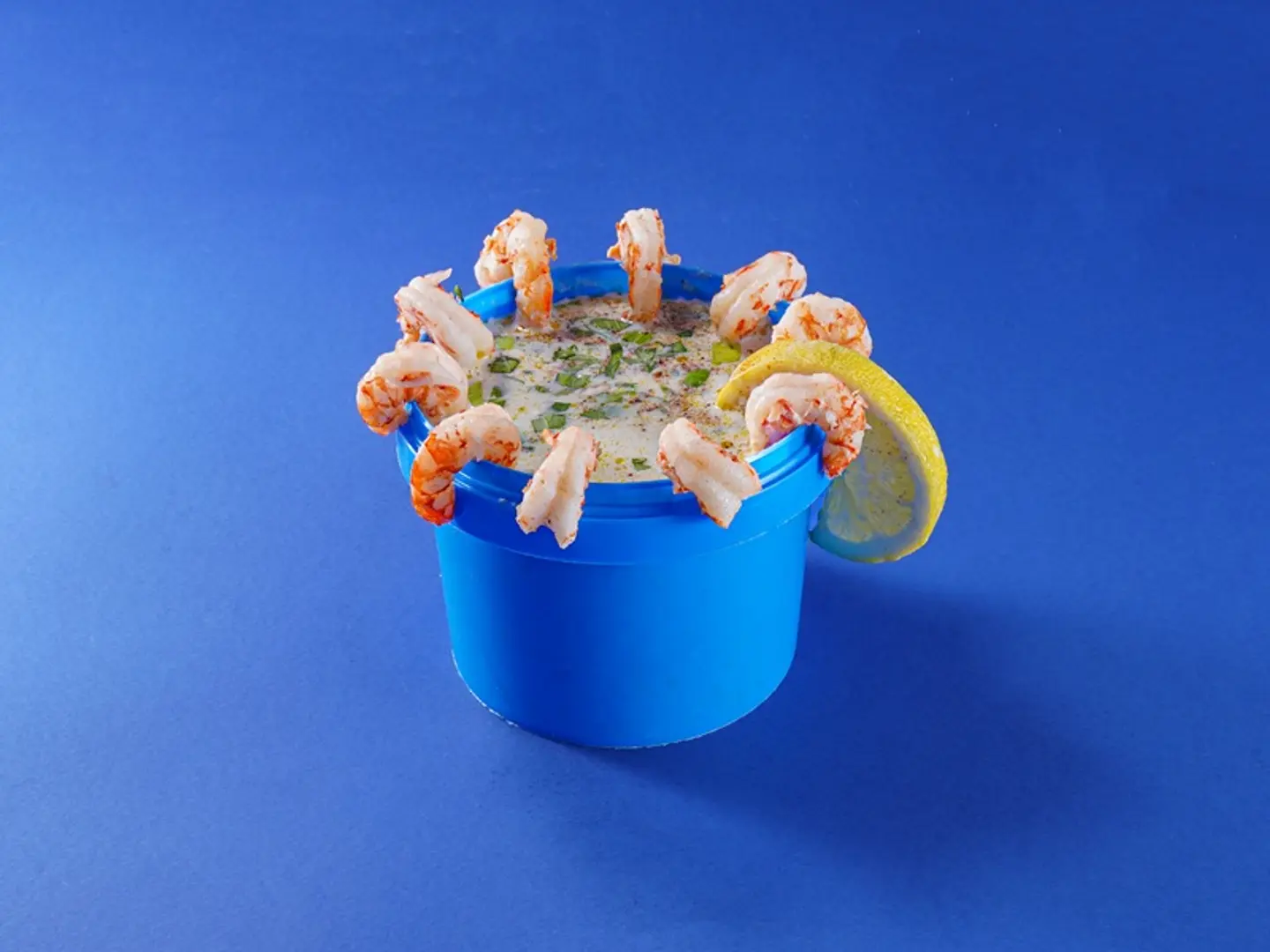 شوربة جمبري ابيض