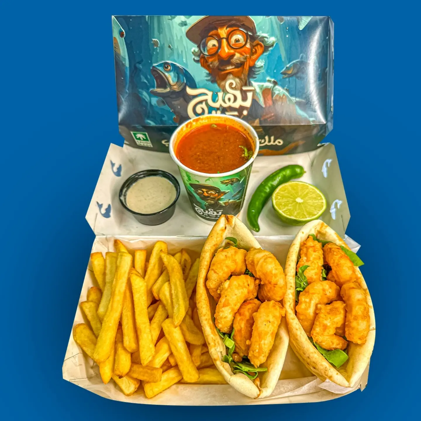 Double Shrimp Sandwich Box