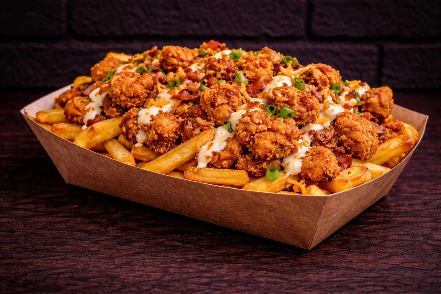 Loaded Fries Chicken
