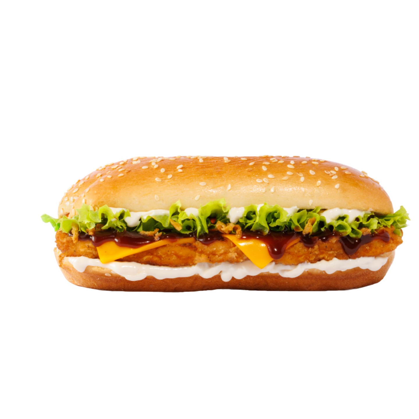 تشكن رويال بالجبن وصلصة الباربكيو