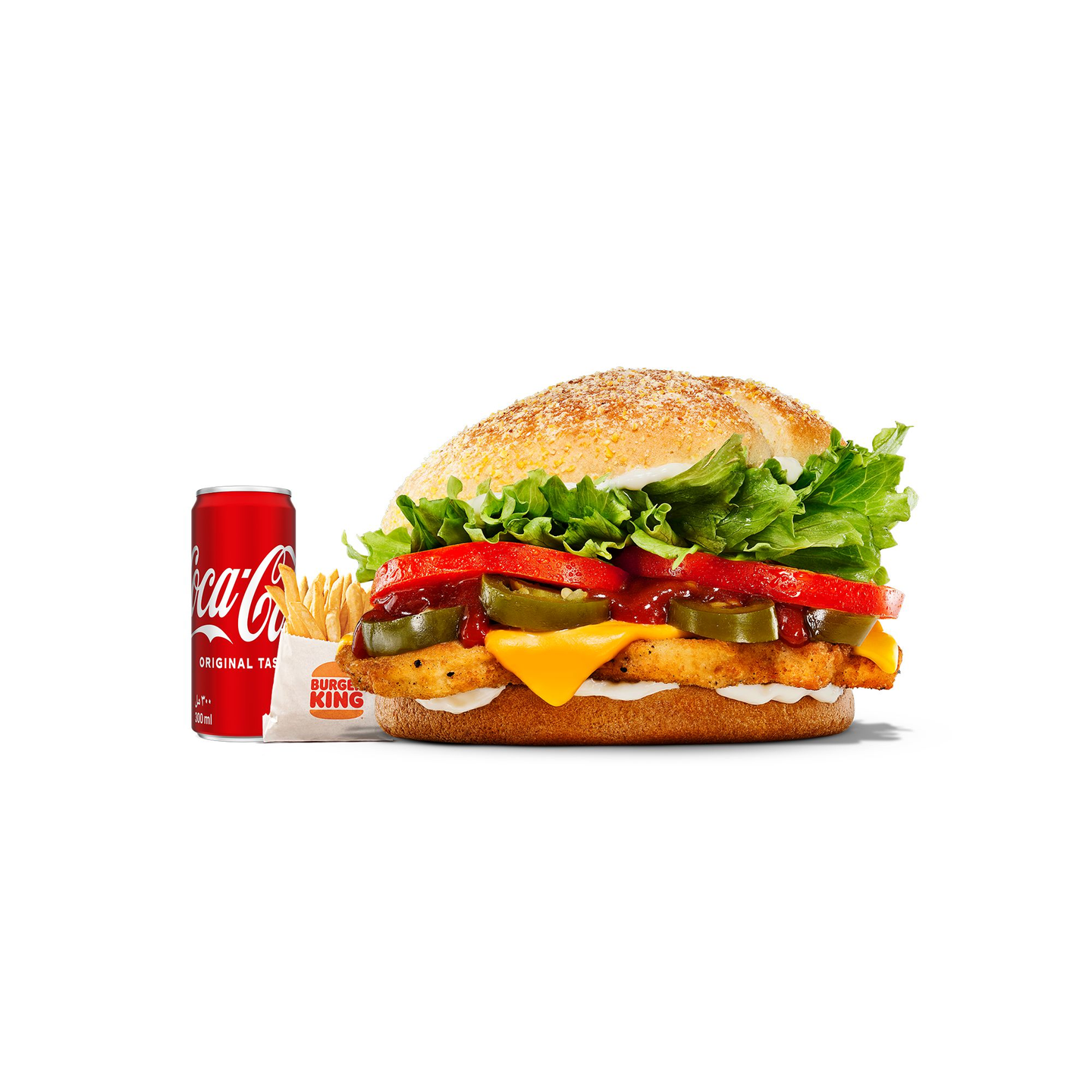 Spicy Chicken Deluxe Meal Large