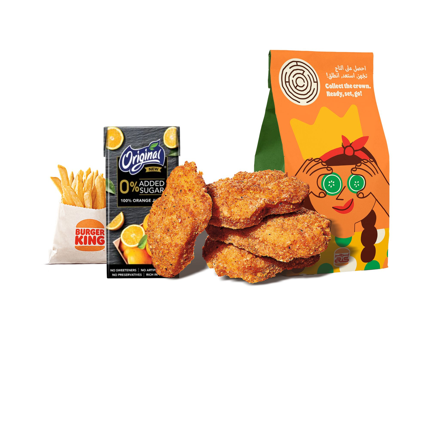 Chicken Nuggets 4 Pcs King Jr Meal