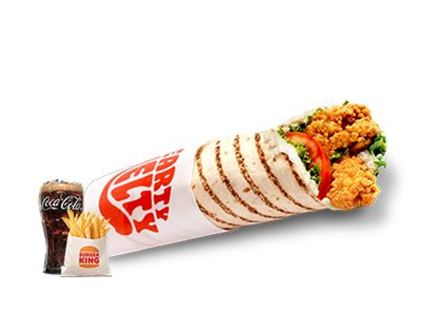 King Chicken Wrap Black Pepper Mayo Large