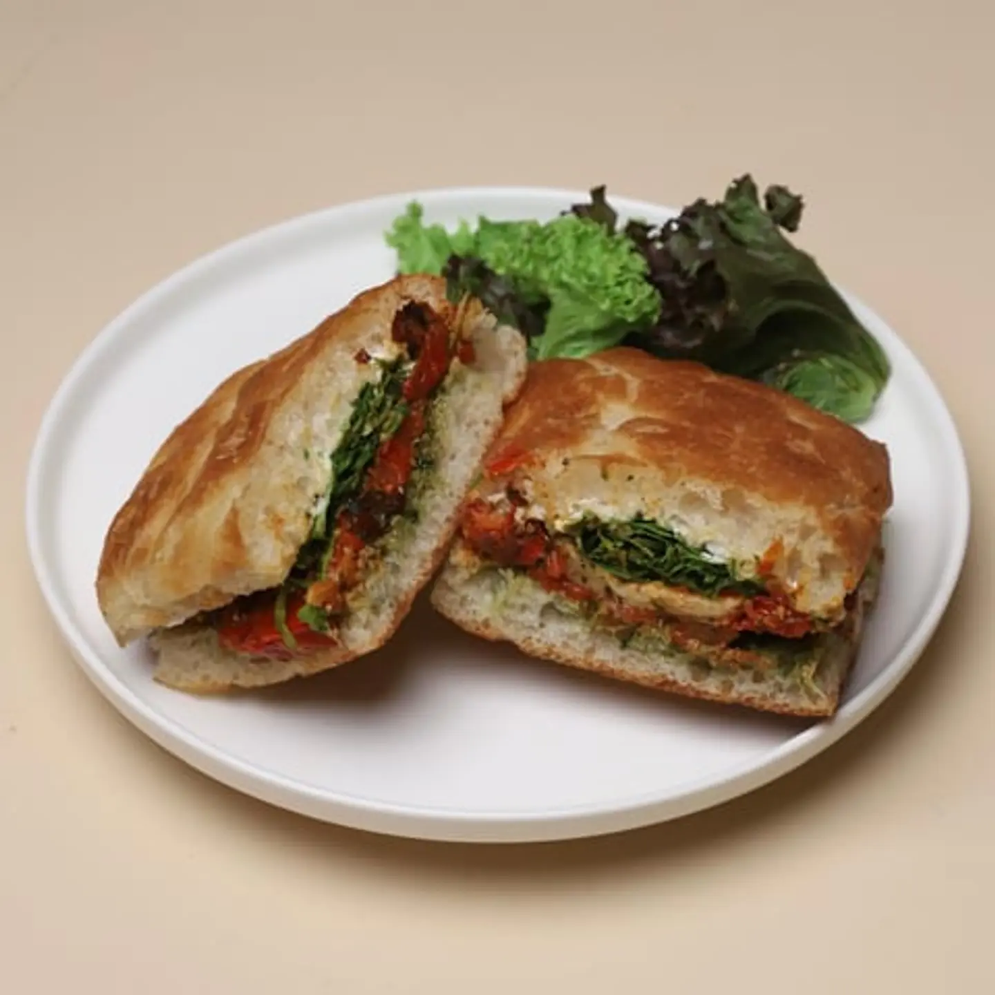 Halloumi Fucaccia Sandwich