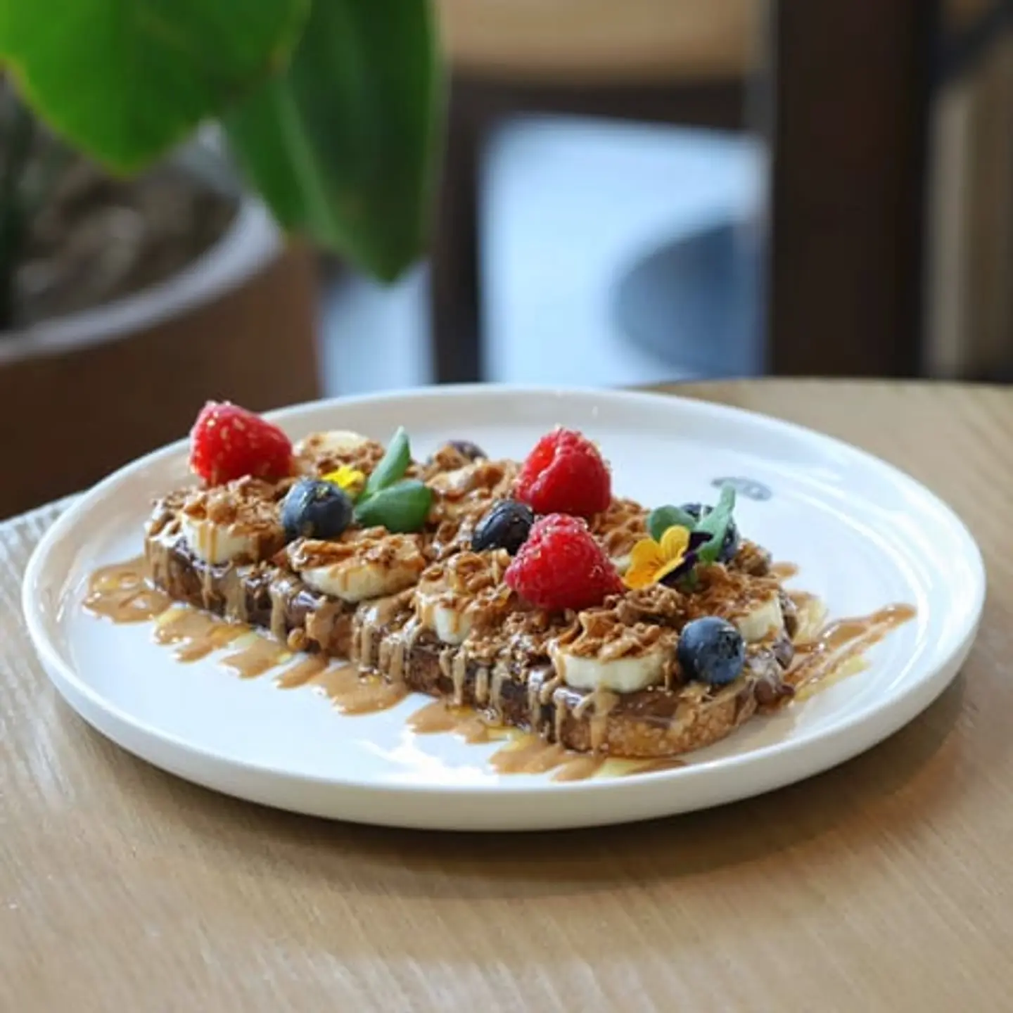 ساوردو الجرانولا بزبدة الفول السوداني