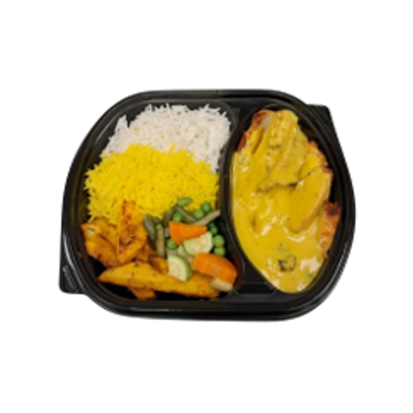 Creamy Fish Curry With Mixed Carbs