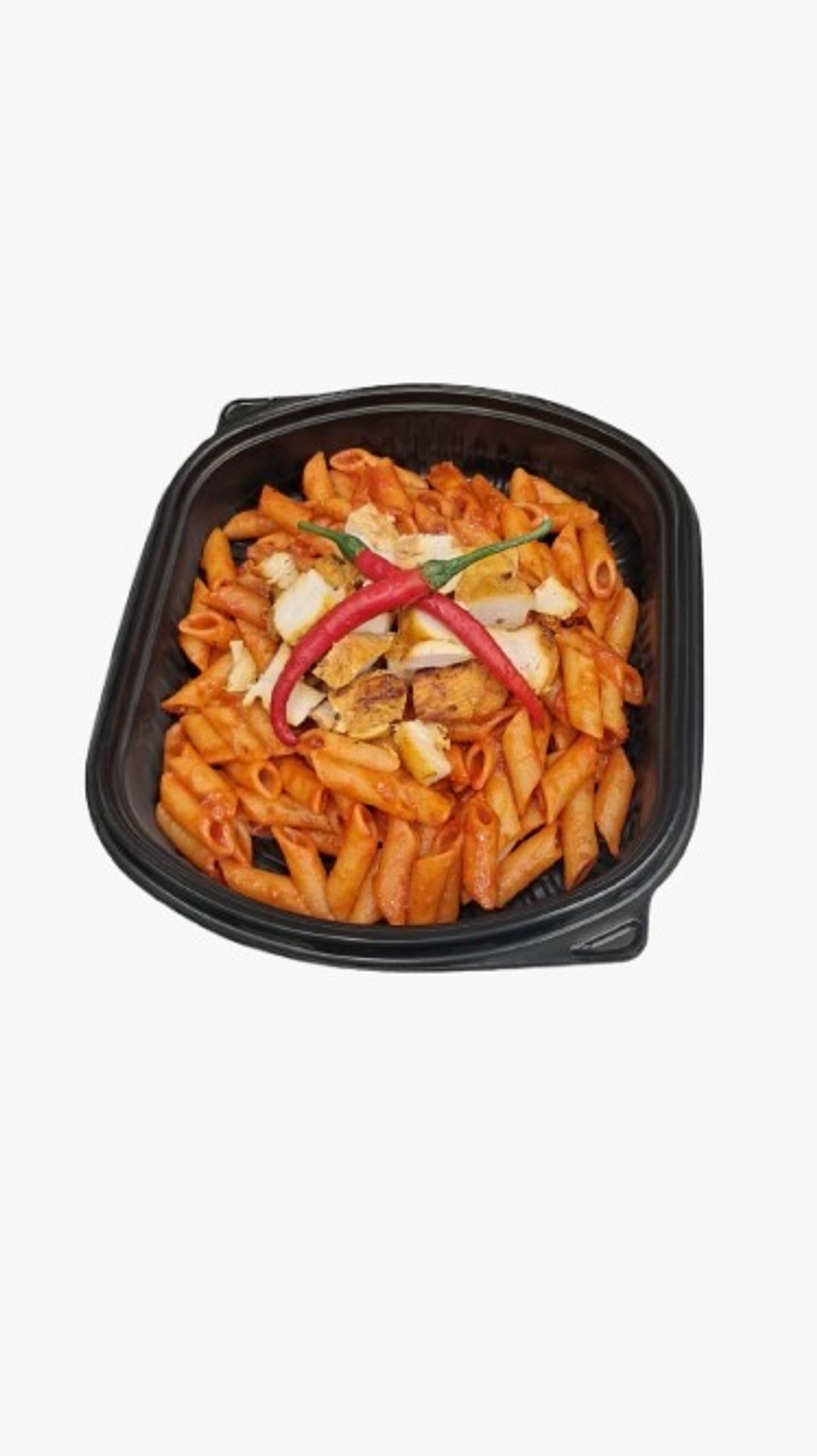 Penne Spaghetti With Chicken And Tomatoes