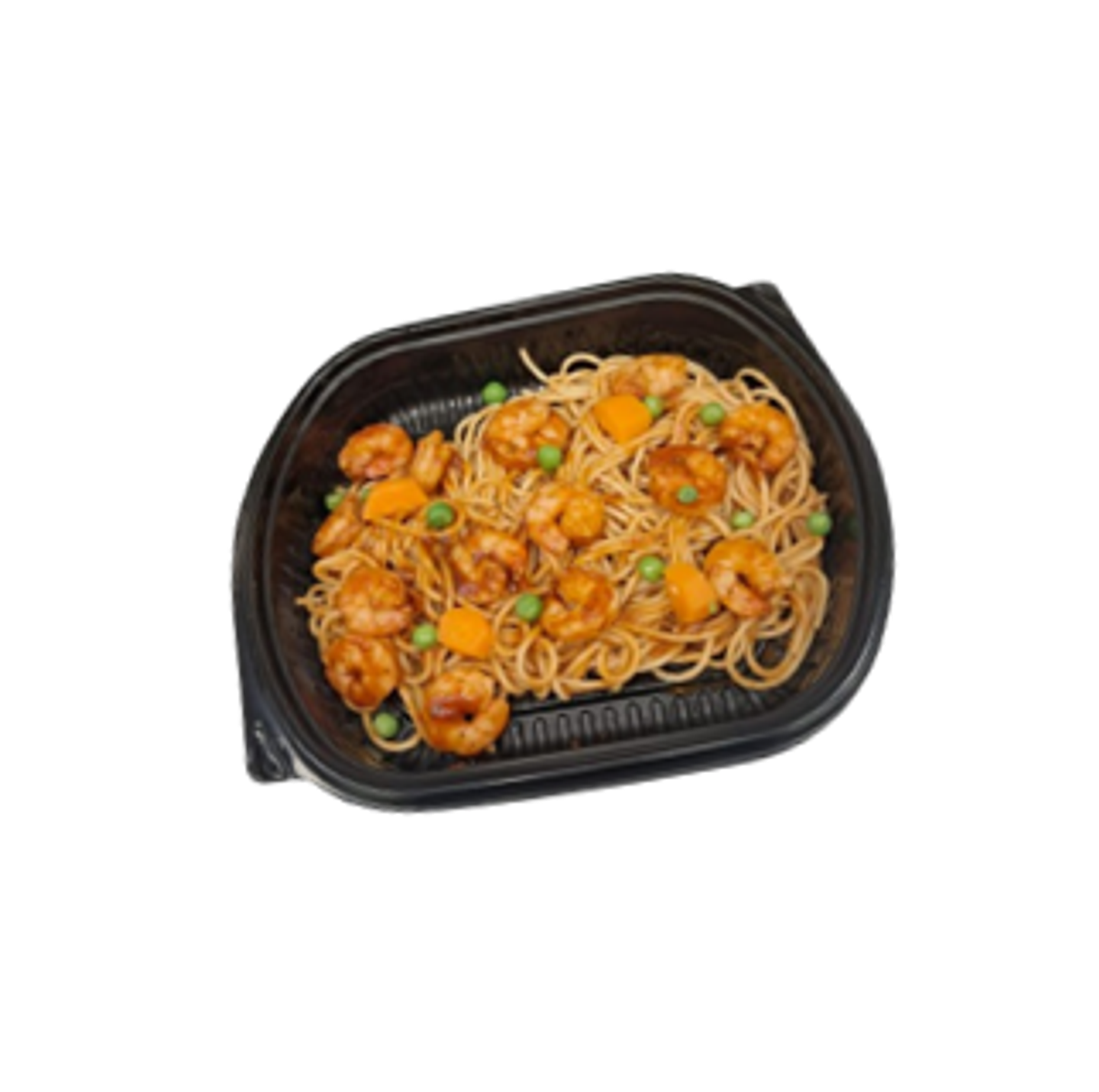 Spaghetti Napolitan With Shrimp