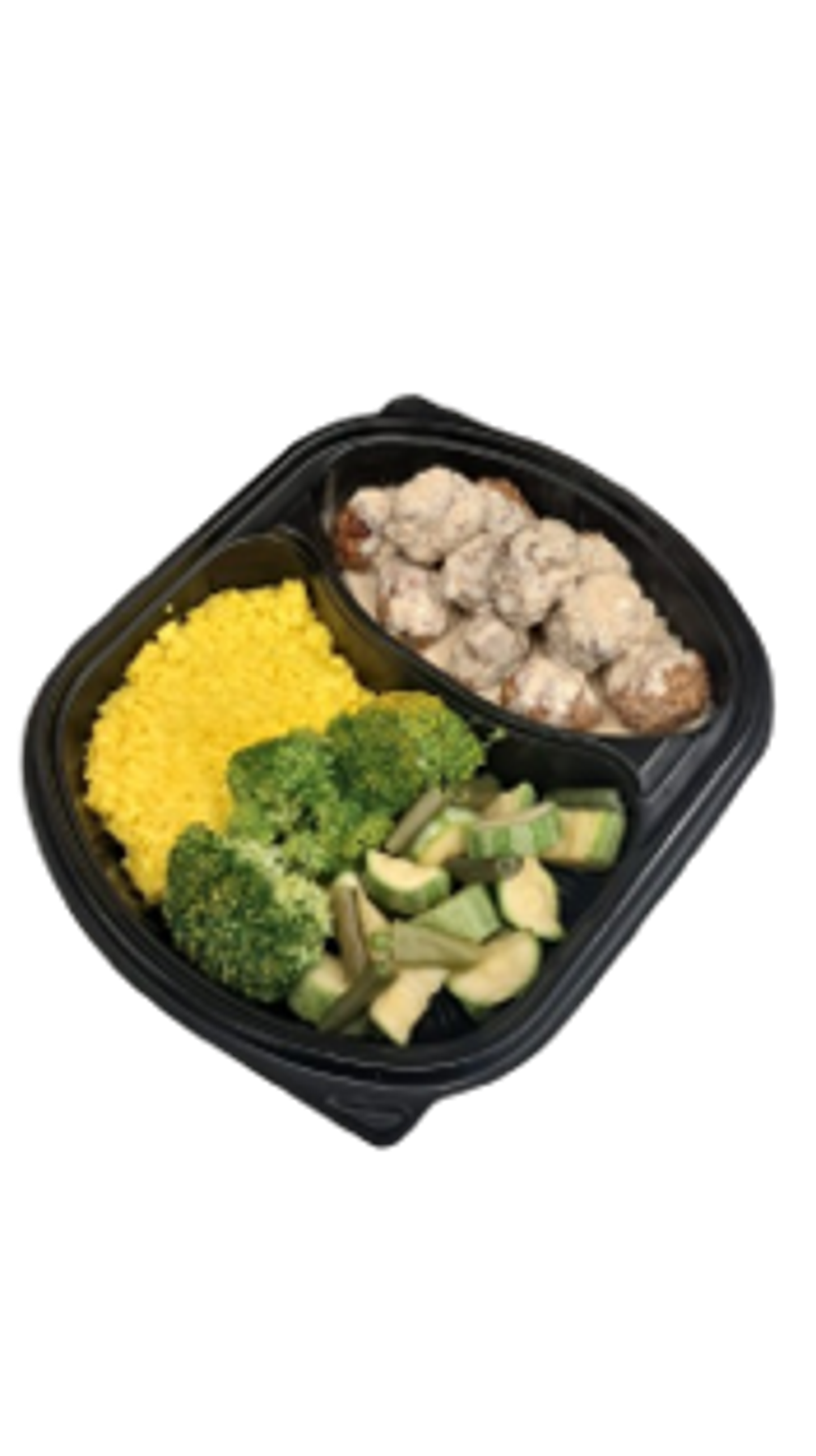 Creamy Meatballs With Keto Vegetables