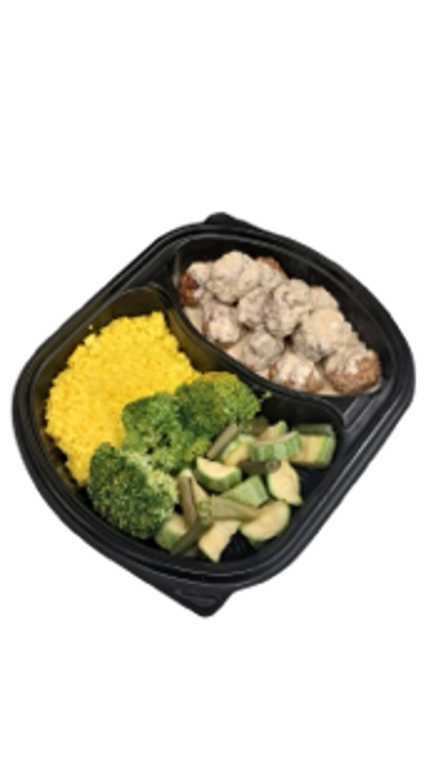Creamy Meatballs With Keto Vegetables