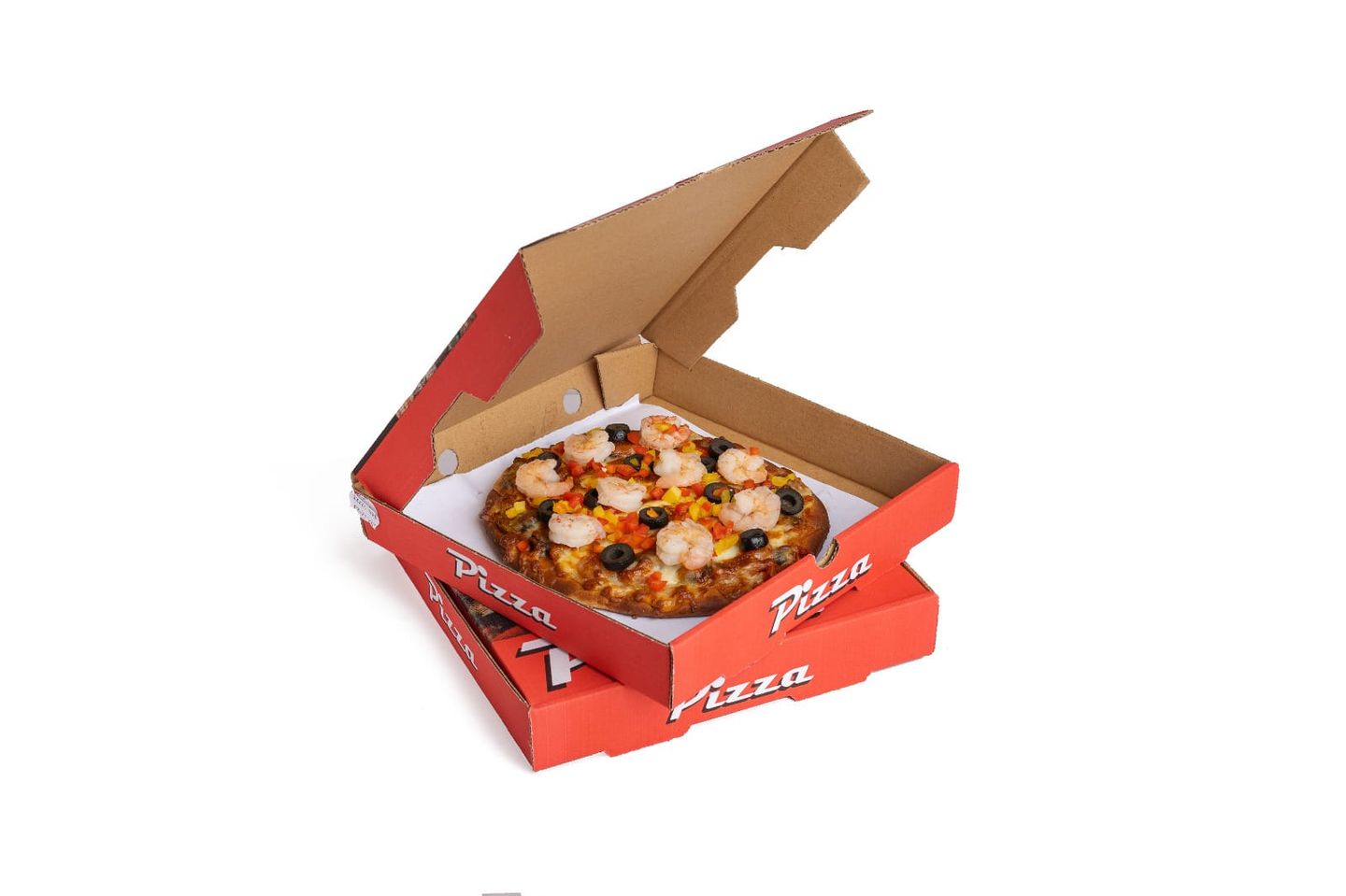 Keto Shrimp And Vegetable Pizza