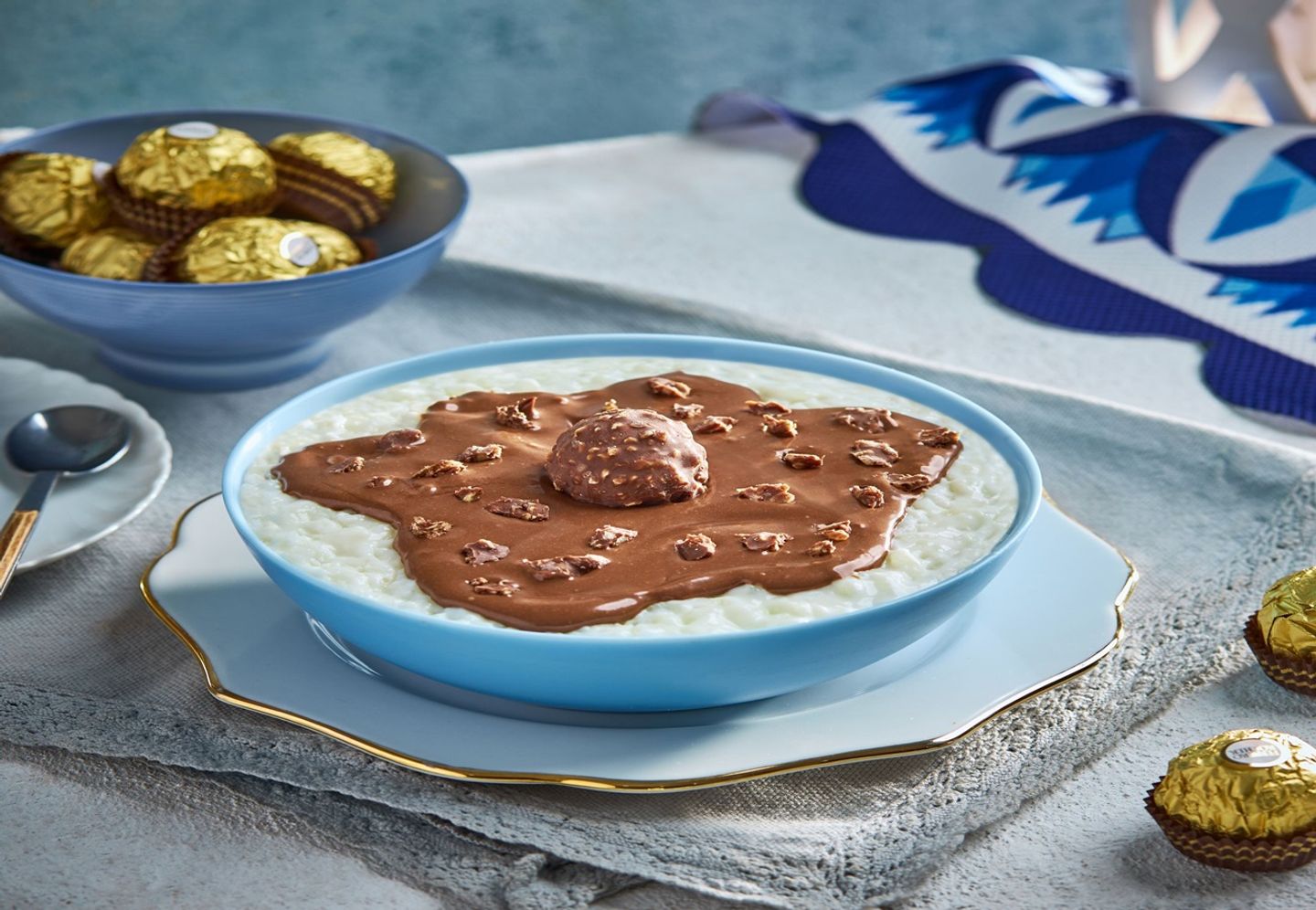 Rice With Milk + Italian Rocher Chocolate