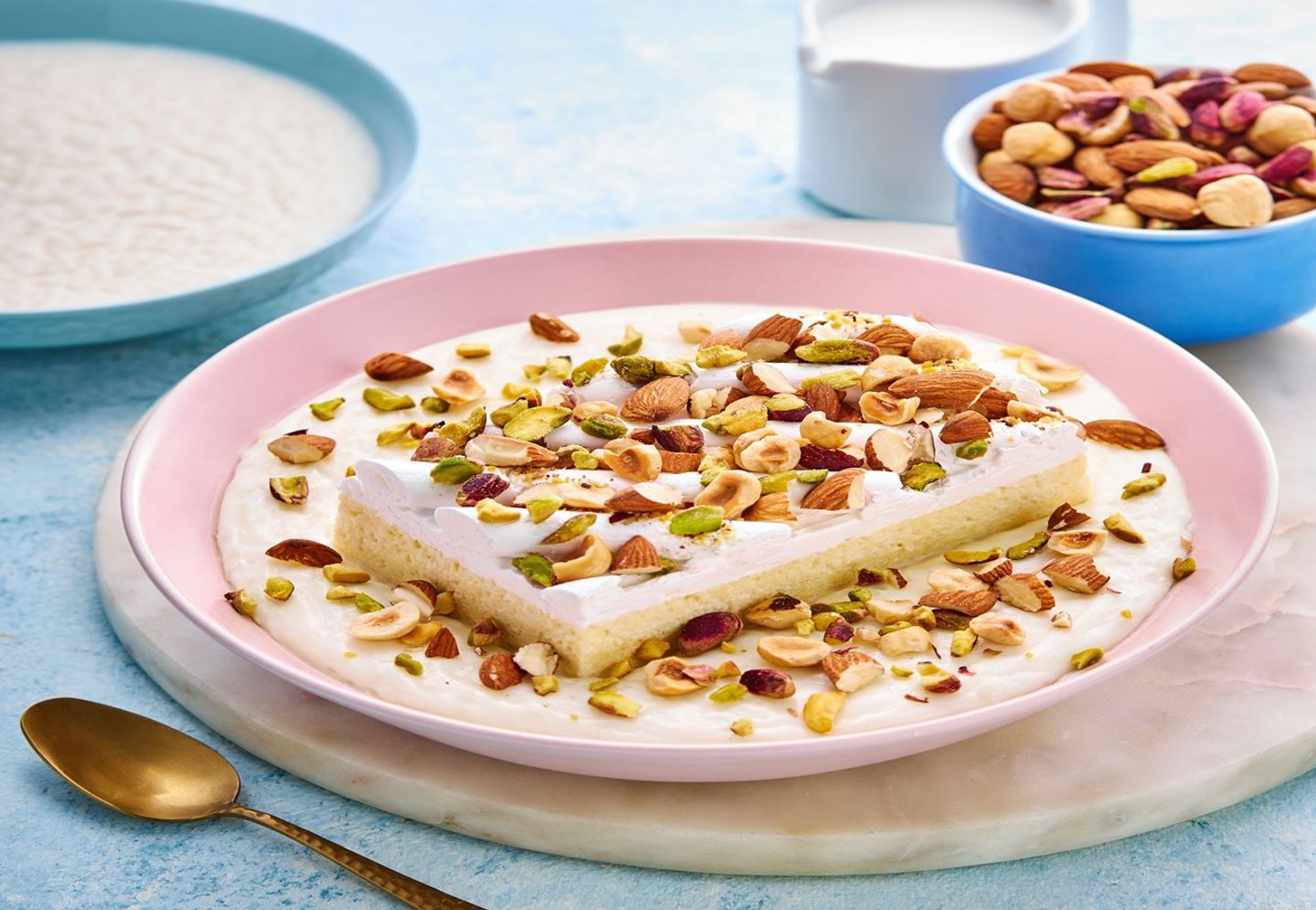 Rice Cream With Milk + Nuts