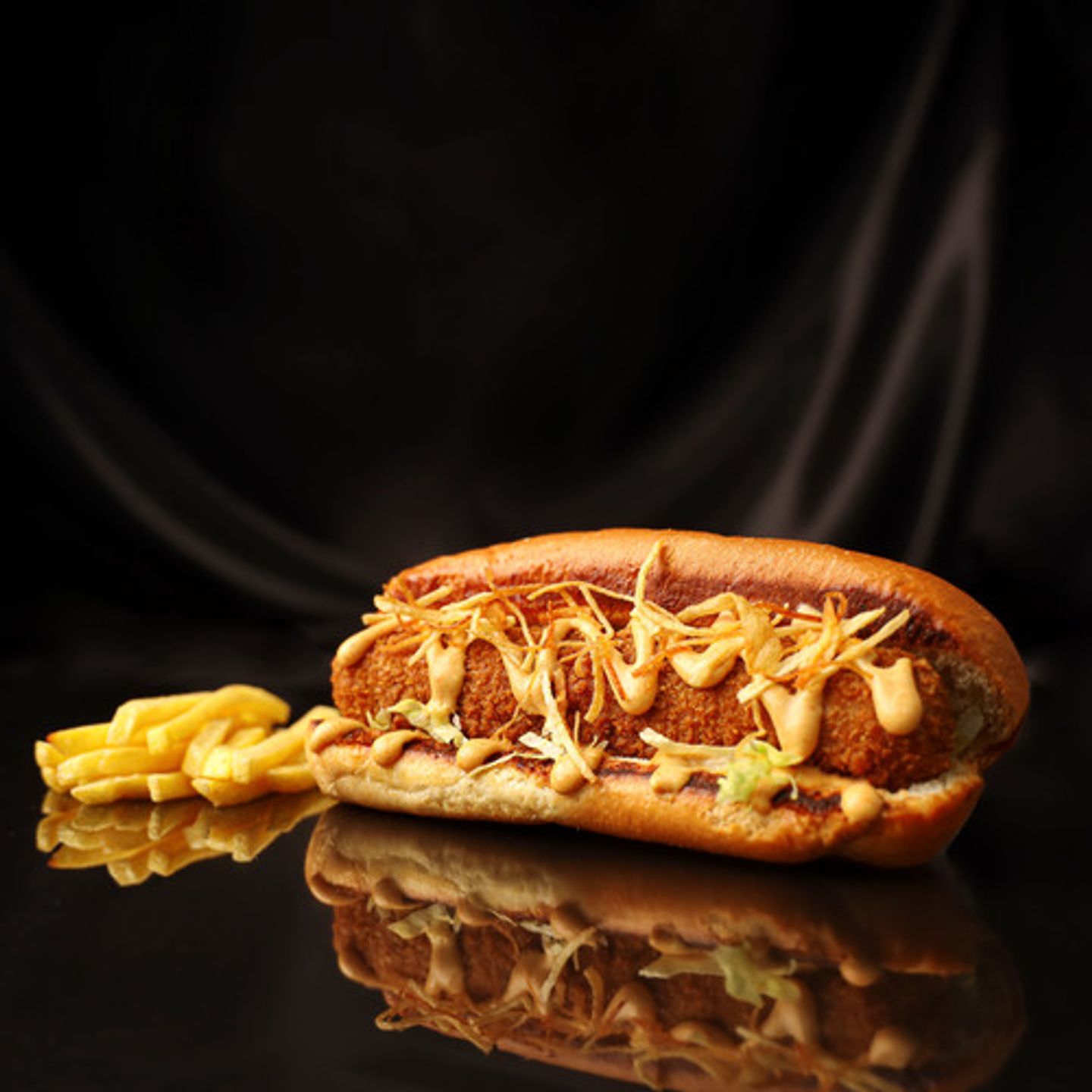 Crispy Hot Dog Sandwich