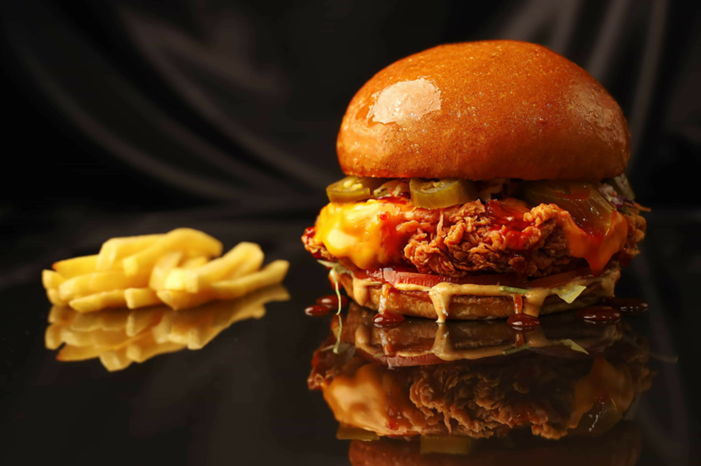Crispy Spicy Chicken Burger