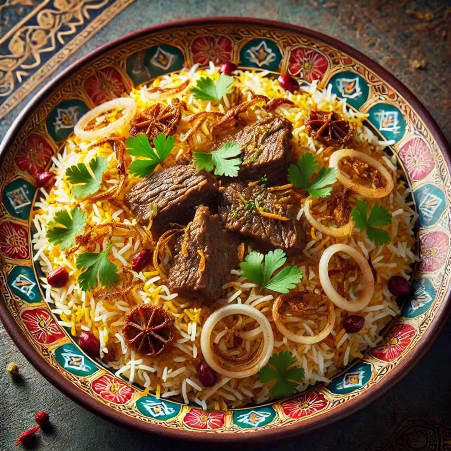 برياني لحم