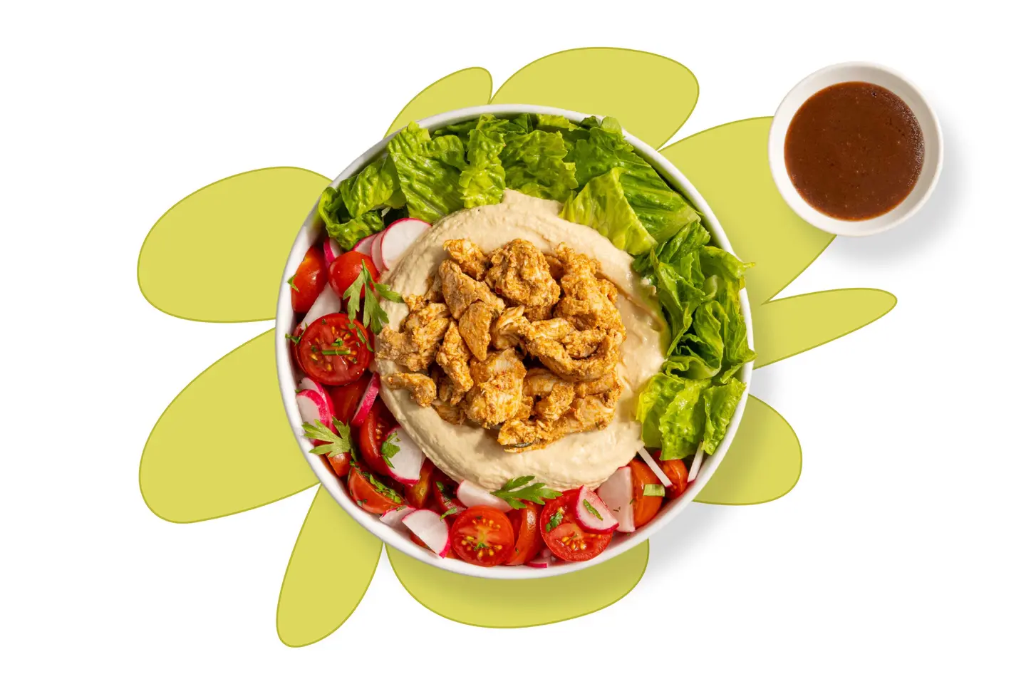 Chicken Shawarma And Hummus Bowl