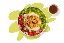 سلطة شاورما دجاج وحمص