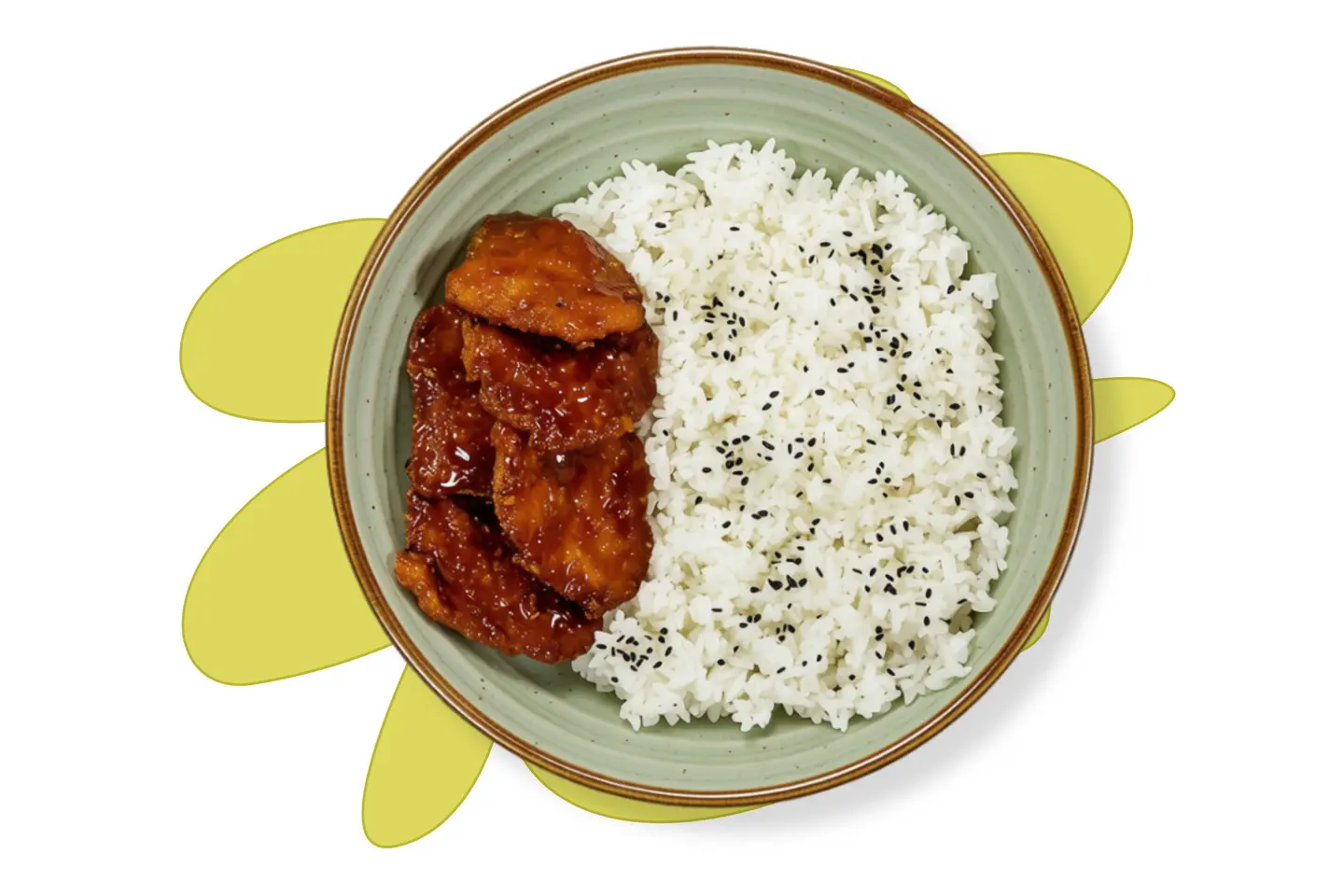 Korean Chicken With Rice