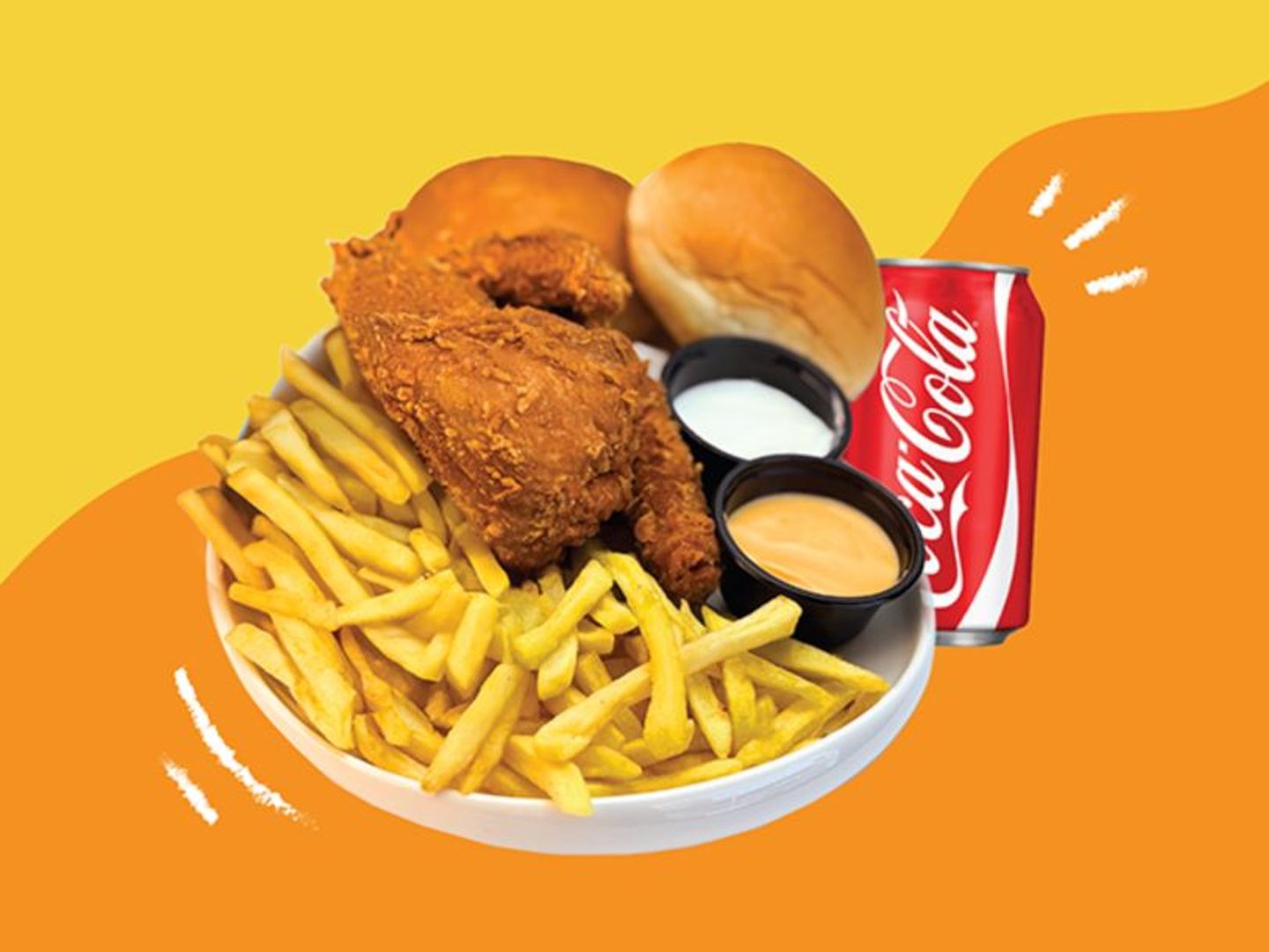 نصف حبة دجاج كاملة