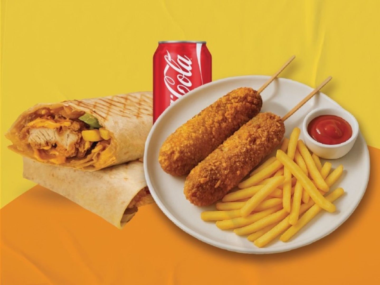 وجبة رول وكورن لي