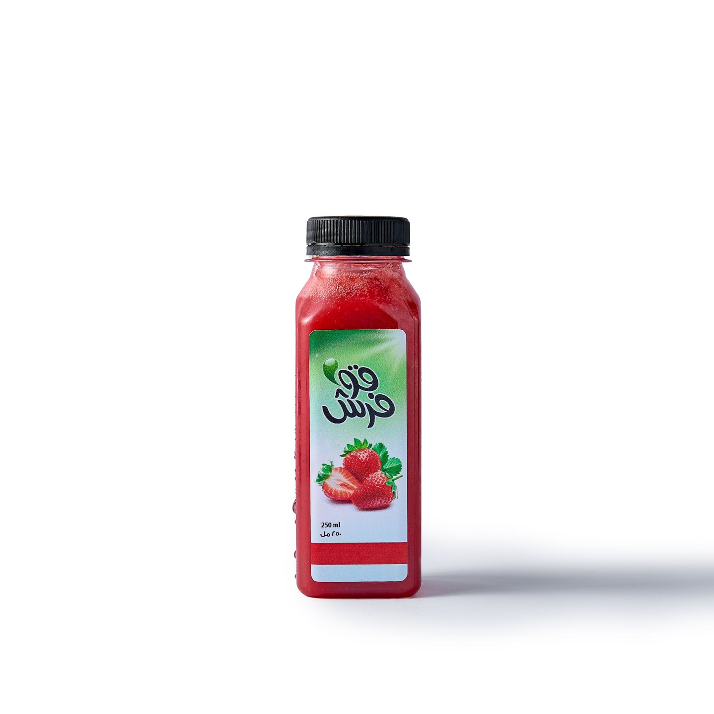 عصير الفرولة الطازج