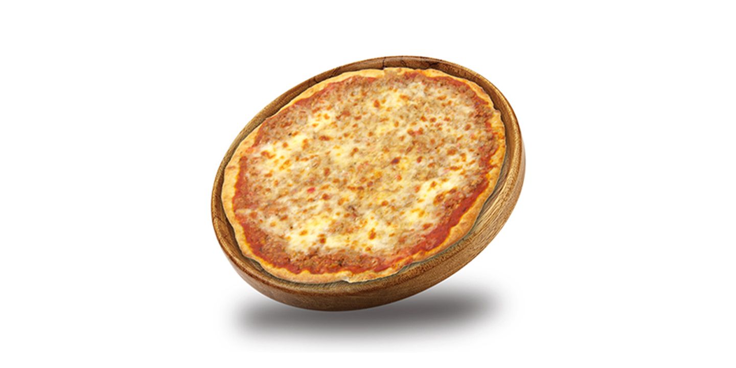 Meat, Cheese & Sauce Manousha