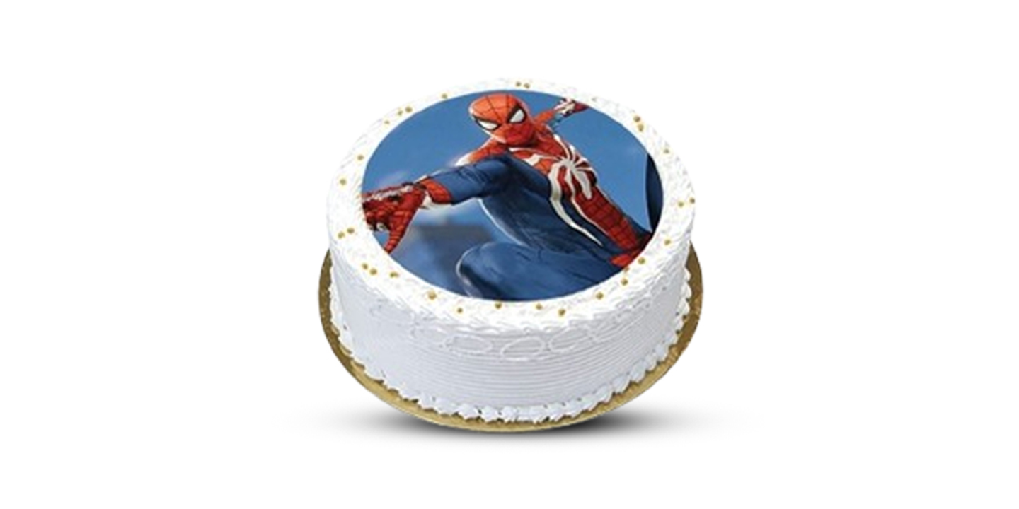 Spider Man Sugar Cake 24 Cm