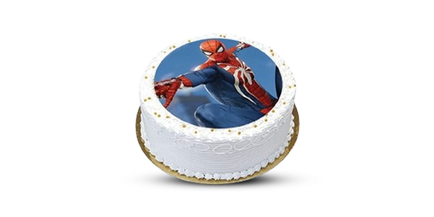 Spider Man Sugar Cake 24 Cm