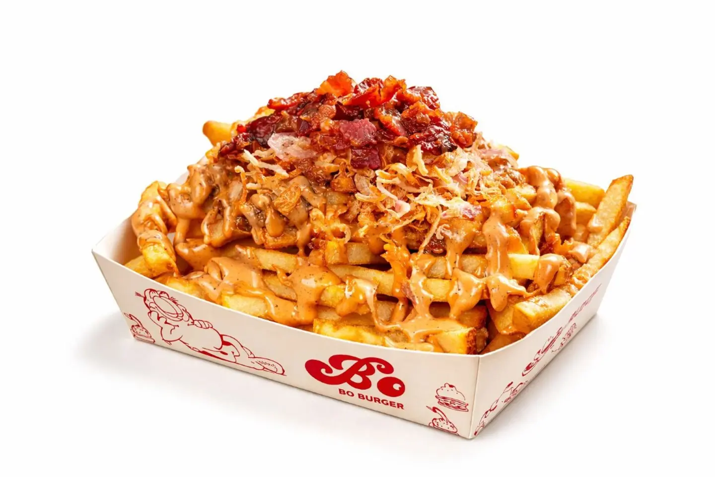Fries Jam Bacon