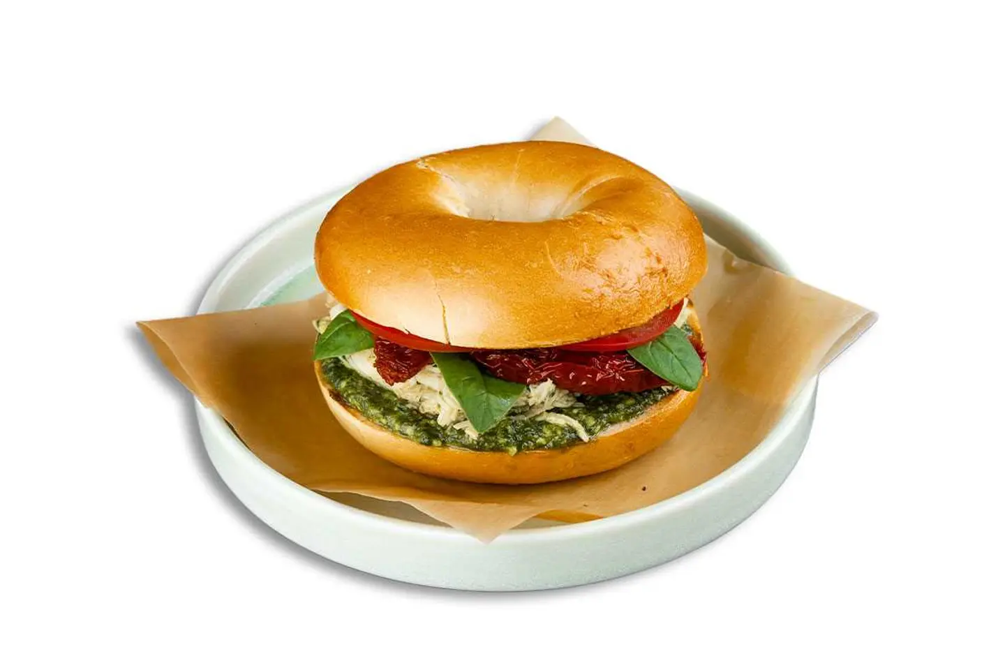 Chicken Pesto Bagel [ 1+1 ]