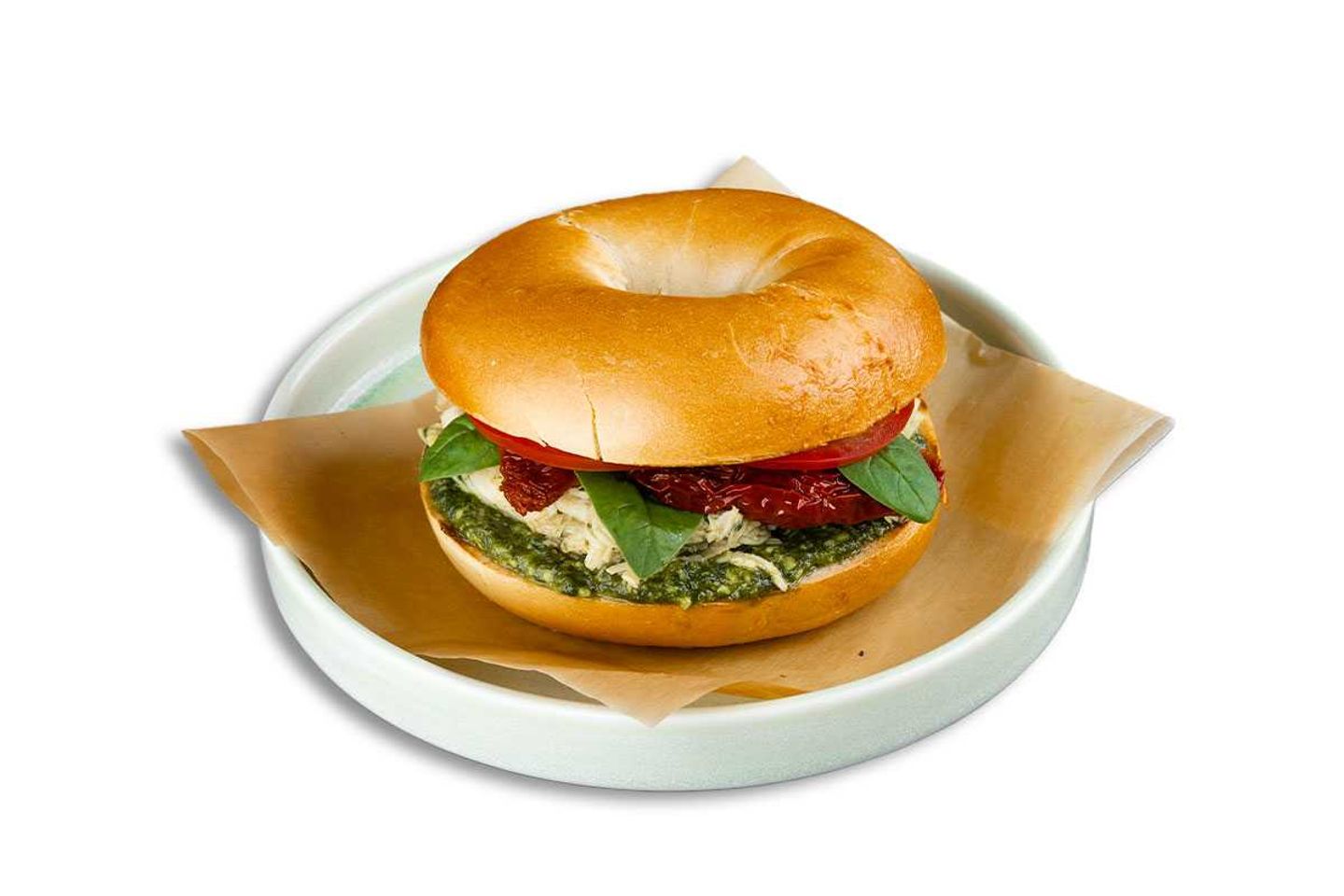 Chicken Pesto Bagel [ 1+1 ]