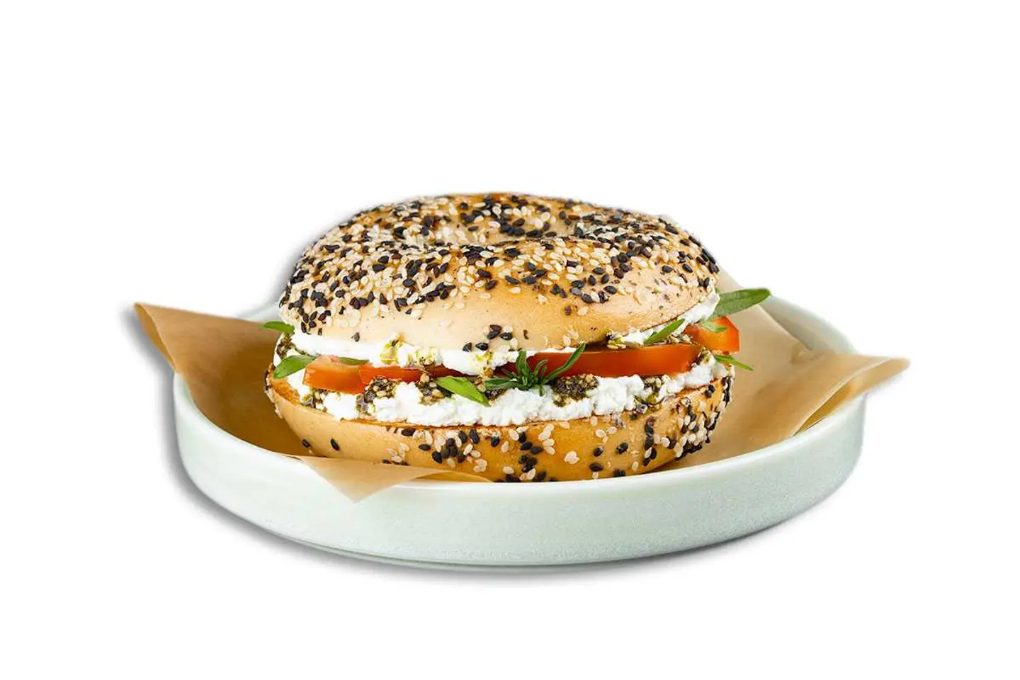 Fresh Zaatar Bagel [ 1+1 ]