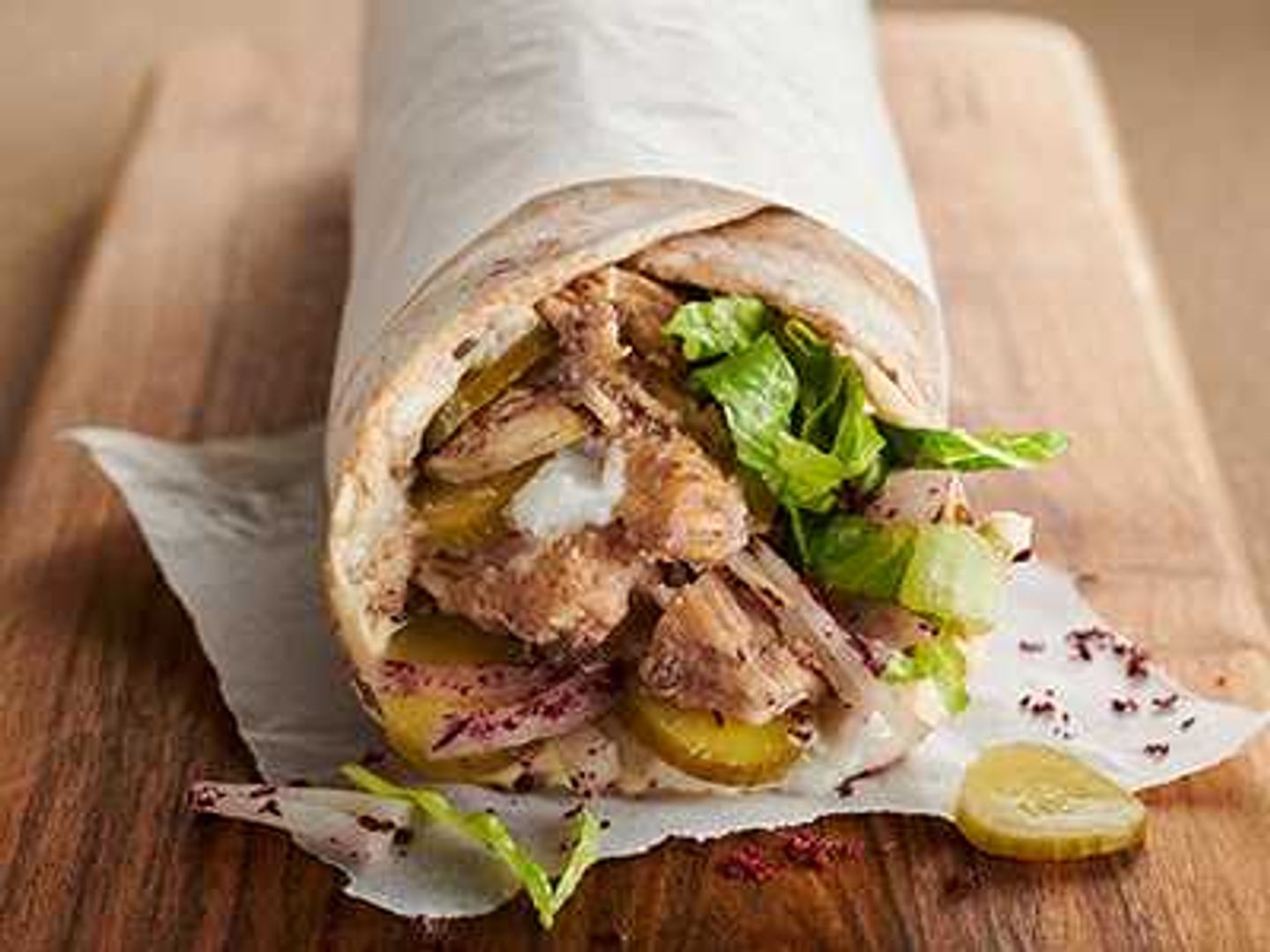 Hummus Chicken Shawarma Wrap 1+1