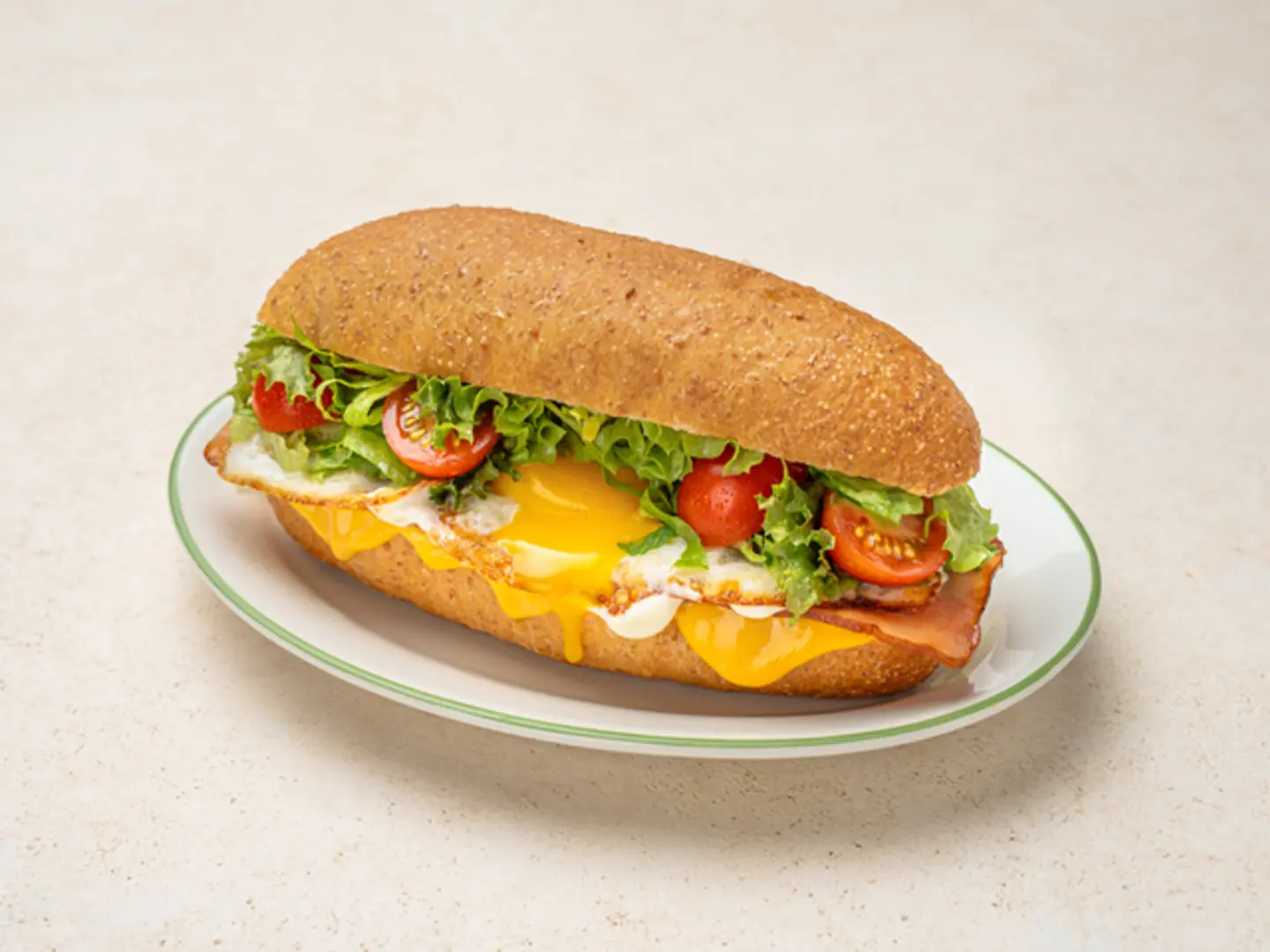 Crack A Lackin Omlette Sandwich