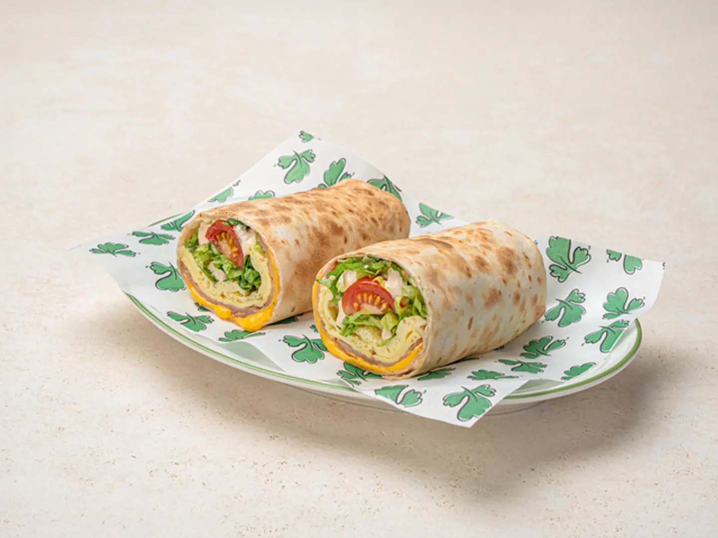 بيض، ديك رومي مقدد وجبنه