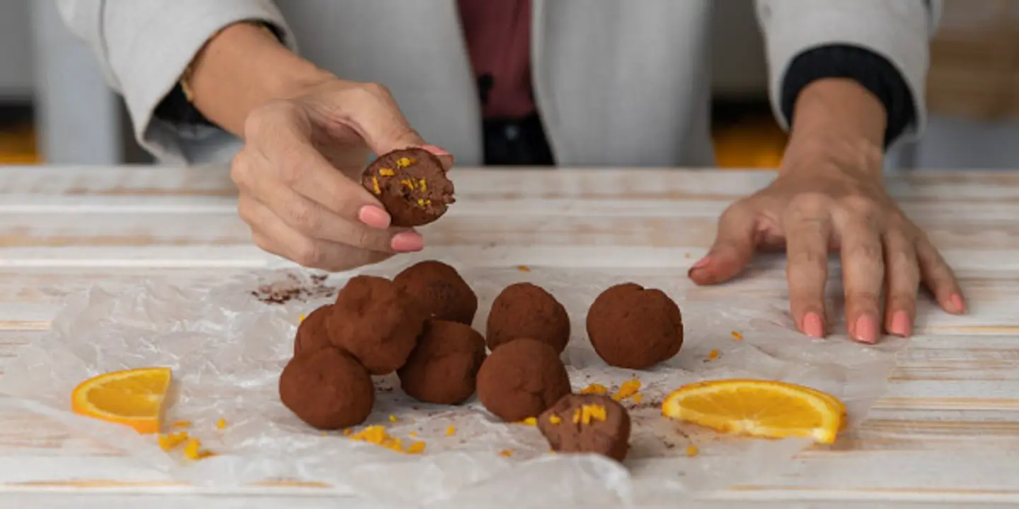 Keto Chocolate Orange Truffles