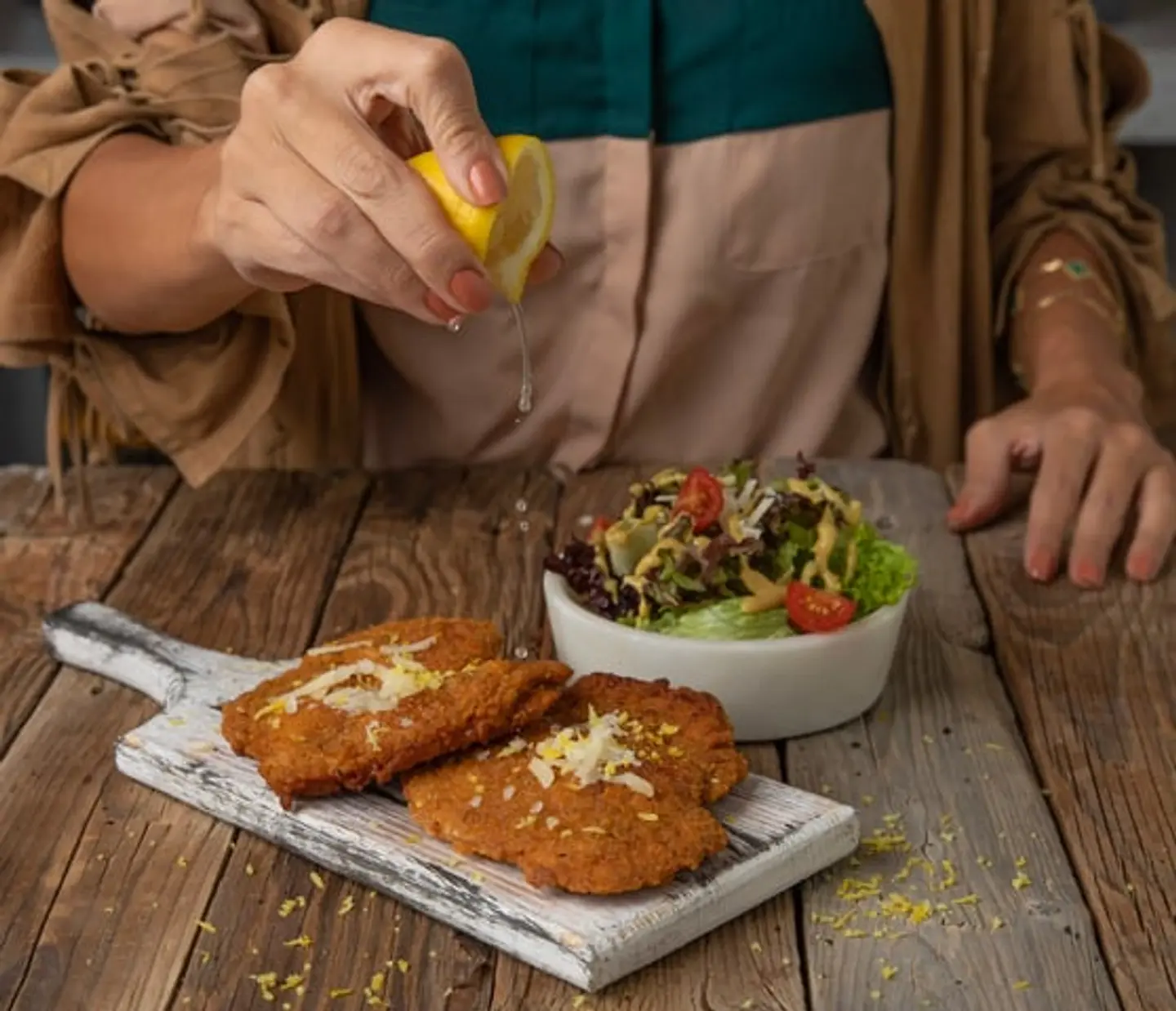 اسكالوب الدجاج الكيتو