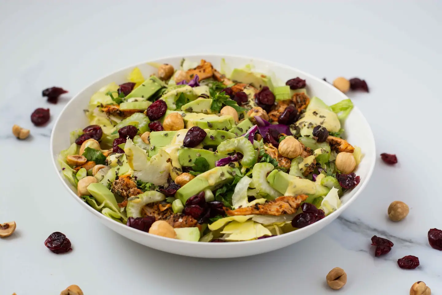 Crunchy Cranberry Chicken Salad