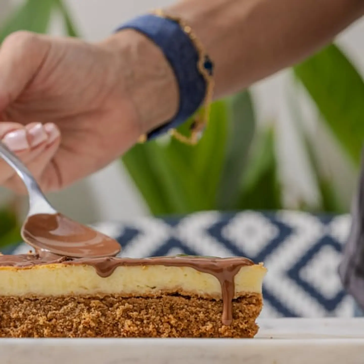 تشيزكيك الشوكلاتة الخالي من الجلوتين