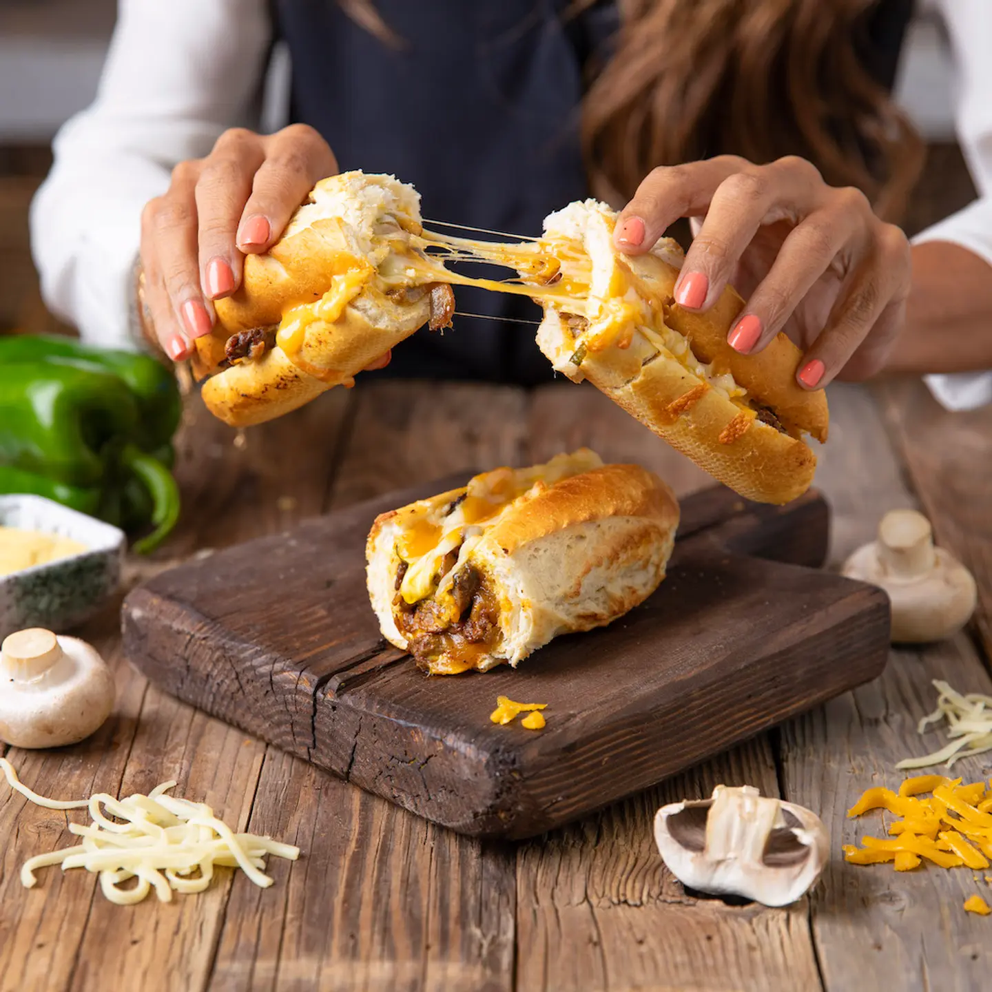 Mozo Ched Steak Sandwich
