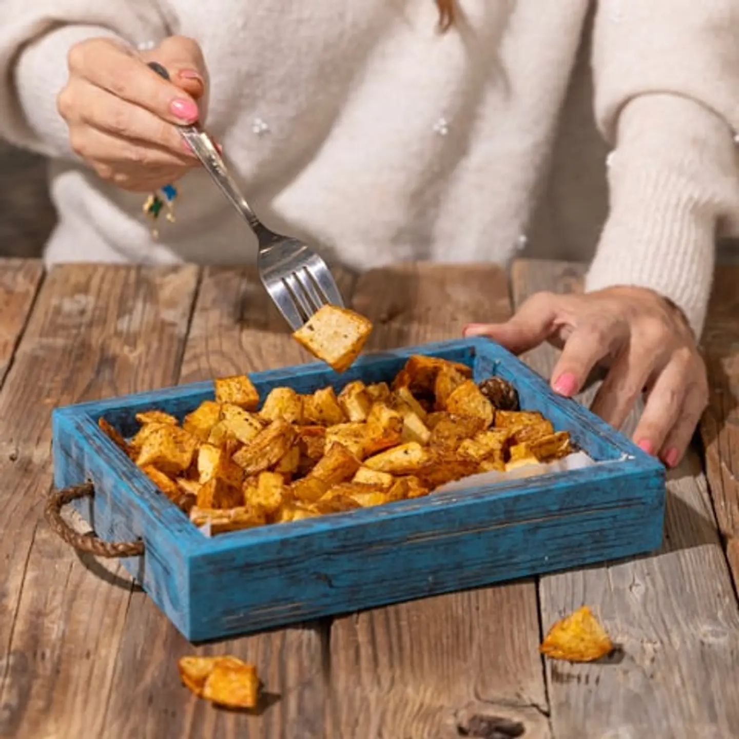 بطاطس مقرمشة